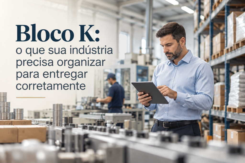 Bloco K: o que sua indústria precisa organizar para entregar corretamente