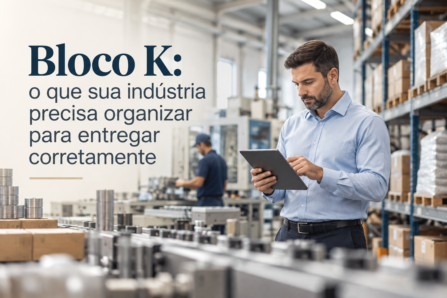 Bloco K: o que sua indústria precisa organizar para entregar corretamente